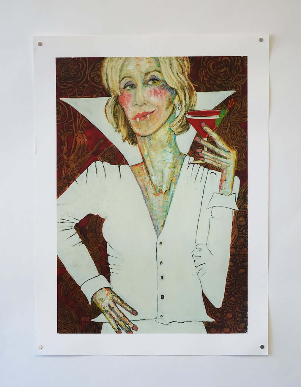 Grace & Frankie - Jane Fonda Vampire - Print